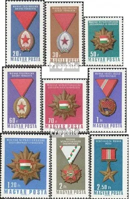 Produktbild von Briefmarken Ungarn 1966 Mi 2222A-2230A (kompl.Ausg.) postfrisch Orden der ungarischen Volksrepublik