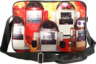 Produktbild von Umhängetasche - Roboter - Retro - Schultertasche