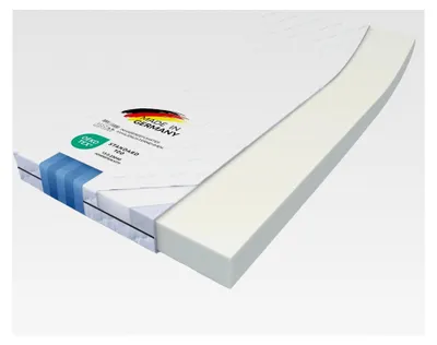 Produktbild von Orthopädischer Kaltschaum-Matratzentopper 70 x 200 cm - 10 cm Dicke | Matratzenschoner | Hergestellt in Deutschland |