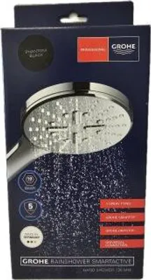 Immagine prodotto di Doccetta GROHE Rainshower SmartActive 130 3 modalità di getto phantom nero
