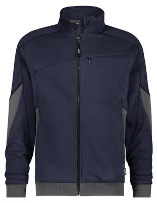 Produktbild von Dassy Sweatshirtjacke VELOX Next 300570 COPESRE80 Gr. L nachtblau/anthrazit