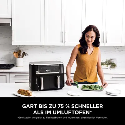 Produktbild von SharkNinja Ninja Foodi MAX AF451EU - Doppelte Heißluftfritteuse
