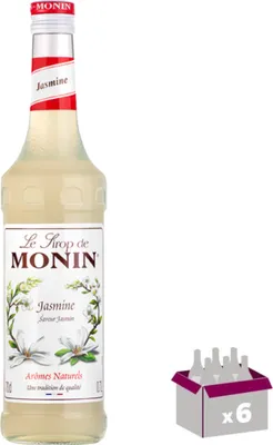 Produktbild von Lot de 6 Sirop Monin - Jasmin - 70cL