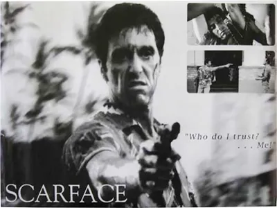 Produktbild von Poster - Scarface - Who do I trust? ... Me!