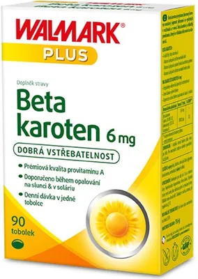 Zdjęcie produktu dla Beta karoten Walmark 6mg 90tbl