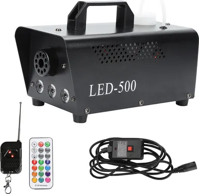 Produktbild von TolleTour Nebelmaschine RGB LED Effektmaschine Fogger Bühnenlicht für DJ Disco Party Mit 2Fernbedienung Bühnenlicht 500w