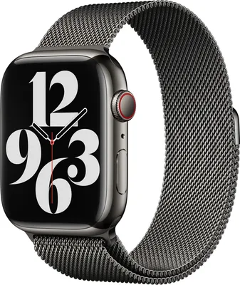 Produktbild von Apple Watch Milanese Loop Armband  Graphite 45mm