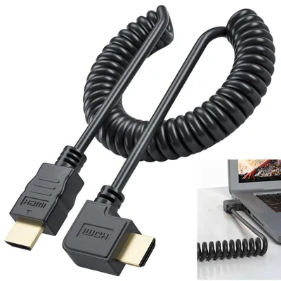 Produktbild von HDMI-Spiralkabel, Verlängerungskabel, HDMI 2.1-Spiralkabel (1,2 m), 48 Gbps