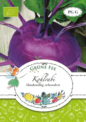 Artikelbild 1 von 'BIO Kohlrabi blauknollig' aus der Kategorie Kohlsamen