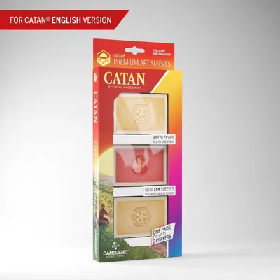Productafbeelding van Gamegenic Catan Premium Art Sleeves – 154 stuks (alleen EN-versie)