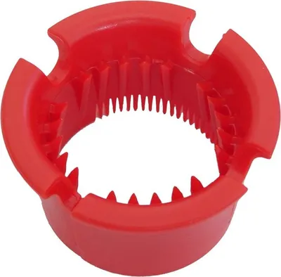 Produktbild von vhbw Rundes Reinigungswerkzeug für Saugroboter - Reinigungskamm Rot, Kunststoff, 5,6 cm