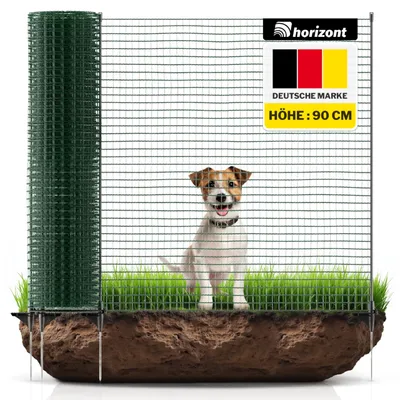 Produktbild von horizont Begrenzungszaun FIX 15 m x 90 cm – mobiler Zaun für Garten, Camping und Tiere