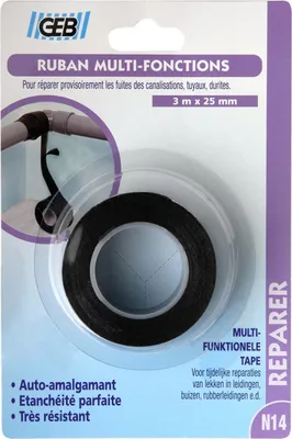 Image de Ruban d'étanchéité multifonction l.3 m x l.25 mm GEB