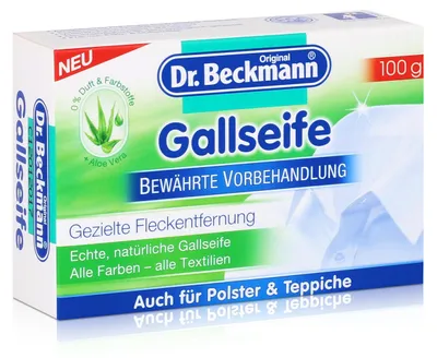 Produktbild von Dr. Beckmann Gallseife 100g Stück Gezielte Fleckentfernung