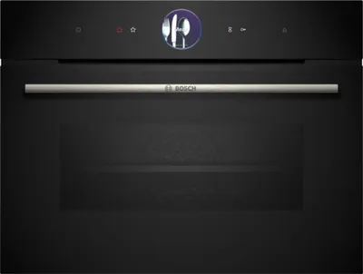Bosch CSG7361B1 Smarter Serie 8 Einbau-Kompaktdampfbackofen, 60 x 45 cm