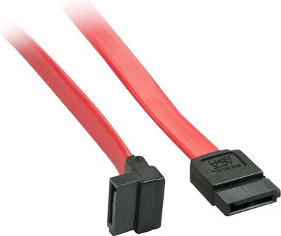 Produktbild von LINDY SATA III Kabel 90° 7pol. SAS kompatibel 0.5m