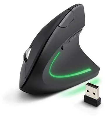 Obrázek produktu pro Vertikální počítačová myš – standardní – herní – bezdrátová – optická – ergonomická