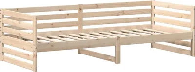 Image de Lit de jour sans matelas 80x200 cm en pin massif