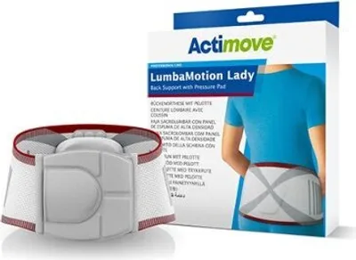 Produktbild von Rückenorthese Actimove LumbaMotion Lady, bordeaux-weiß-grau>>>>Gr. M