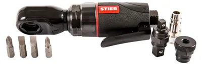 Produktbild von STIER Multifunktions-Ratschenschrauber-Satz 32-M, Bithalter 1/4 Zoll, Multifunktions-Einsteck-Vierkant 1/4 & 3/8 Abtrieb, Stecknippel 1/4 Zoll, Phillips- Schlitz-Bits