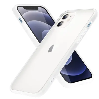 Produktbild von Cadorabo pouzdro pro Apple iPhone 12 / 12 PRO Protective Case v průhledném krytu na mobilní telefon Hybridní ochranný kryt TPU Silikonový kryt