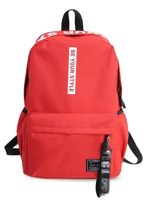 Productafbeelding van Rugzak van polyester, nieuw, rood, 29x12x41 cm, met laptopvak