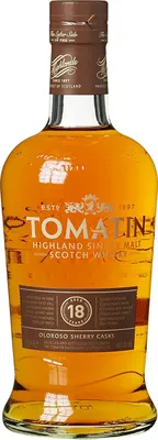 Produktbild von Tomatin 18 Jahre Oloroso Sherry Cask Highland Single Malt Scotch Whisky | 46 % vol | 0,7 l