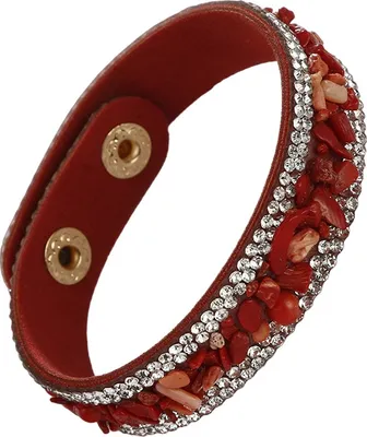 Immagine prodotto di Bracciale Retro Stone Rosso - Accessorio Unico KP29623