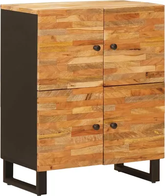 Obrázok produktu pre Bočná skrinka Hnedá 60 x 33 x 75 cm Masívne mango drevo
