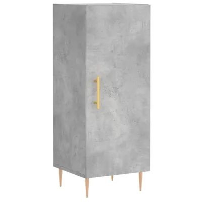 Zdjęcie produktu dla vidaXL Kredens betonowy szary 34,5x34x90 cm materiał drewnopochodny