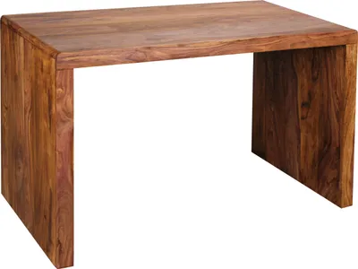 Produktbild von WOHNLING Schreibtisch BOHA Massiv-Holz Sheesham Computertisch 120 cm breit Echtholz Design Ablage Büro-Tisch Landhaus-Stil
