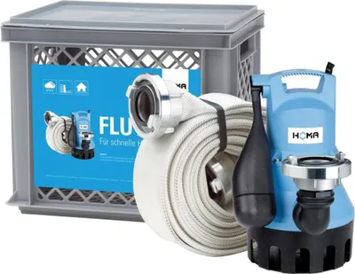Produktbild von HOMA Flut-Set mit Pumpe C150WA, inkl. Tragebox & Schlauch