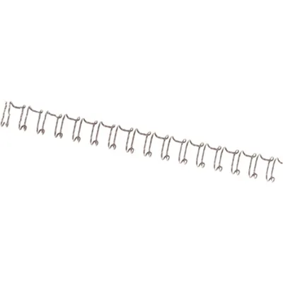 Produktbild von GBC Drahtbinderücken WireBind A4 34-Ringe 8 mm silber 100 Stück