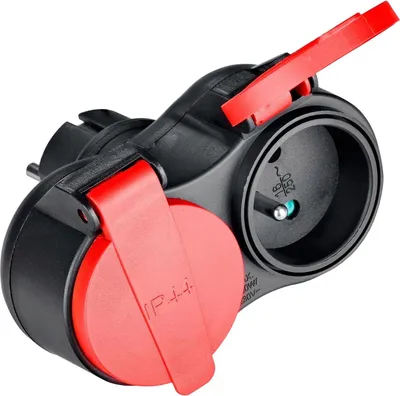 Obrázek produktu pro IP44 16A 250V 2-zásuvkový rozdělovač R-20BS-24