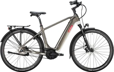 Produktbild von VICTORIA Elektro-Trekkingrad "MANOC 3" (#1), Diamant, 28", quartz grey, 5-Gan...