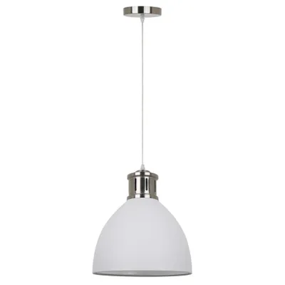 Zdjęcie produktu dla Lampa wisząca Italux Lola industrialna szara MD-HN8100-WH+S.NICK