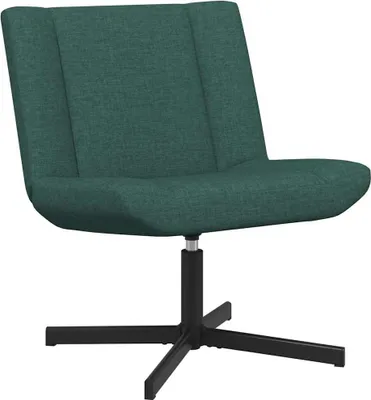 Obrázok produktu pre vidaXL Otočná stolička tmavozelená 63 x 75 x 76 cm látka