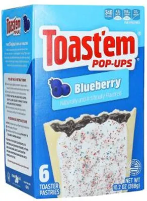 Immagine prodotto di Toast'em Pop-Ups al mirtillo 288g