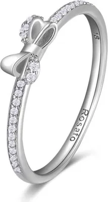 Immagine prodotto di Bellissimo anello in argento con fiocco Allegra RZA025 - Circuito: 58 mm