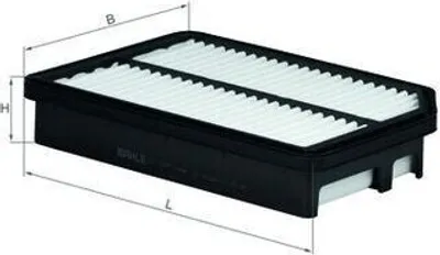 Produktbild von Luftfilter MAHLE LX 2890 für KIA CERATO (LD) Filtereinsatz