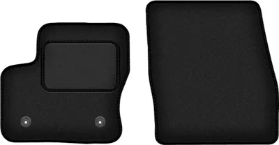 Immagine prodotto di Wielganizator tappetini auto velours anteriori adatto per Ford Transit Connect (2013-2017, furgone) neri, set 2 pz, con fissaggi