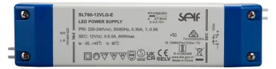 Produktbild von Self Electronics SLT60-12VLG-E 12.0 V/DC/0-0,2A 60 W IP20