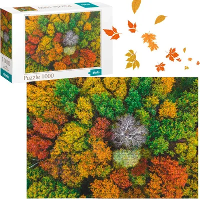 Produktbild von Puzzle Dorf Dzemronia Ukraine 1000 Teile zum Zusammensetzen Farbbild