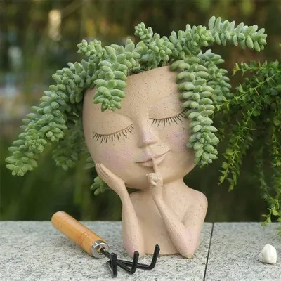 Image de Pot de fleurs pour l'intérieur et l'extérieur - 1 pièce - clair