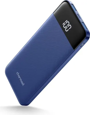 Produktbild von Charmast 10400 mAh Powerbank, USB-C-Akkupack mit LED-Anzeige,(blau)