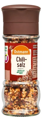 Zdjęcie produktu dla Ostmann chilli sól aromatyczna intensywnie rozgrzewająca młynek do przypraw 80g