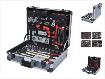 Zdjęcie produktu dla KS TOOLS - Zestaw narzędzi - 127 elementów - 1/4", 1/2" - w walizce