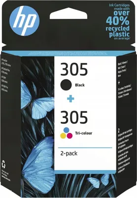 Produktbild von HP 305 ORIGINAL TINTEN KIT 6ZD17AE FARBE + SCHWARZ, Effizient, Umweltfreundlich