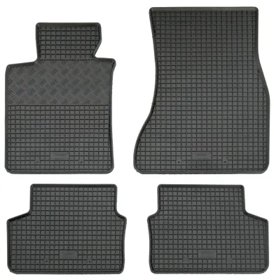 Gummifußmatten Set 4-teilig für 5er BMW G30 / G31 (2016-), schwarz