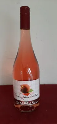 Produktbild von Weinbergpfirsich-Secco mild lieblich Deutscher aromatisierter alkoholfreier Secco